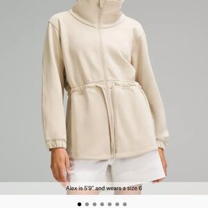 Lululemon Softstreme Cinch-Waist Full-Zip Jacket